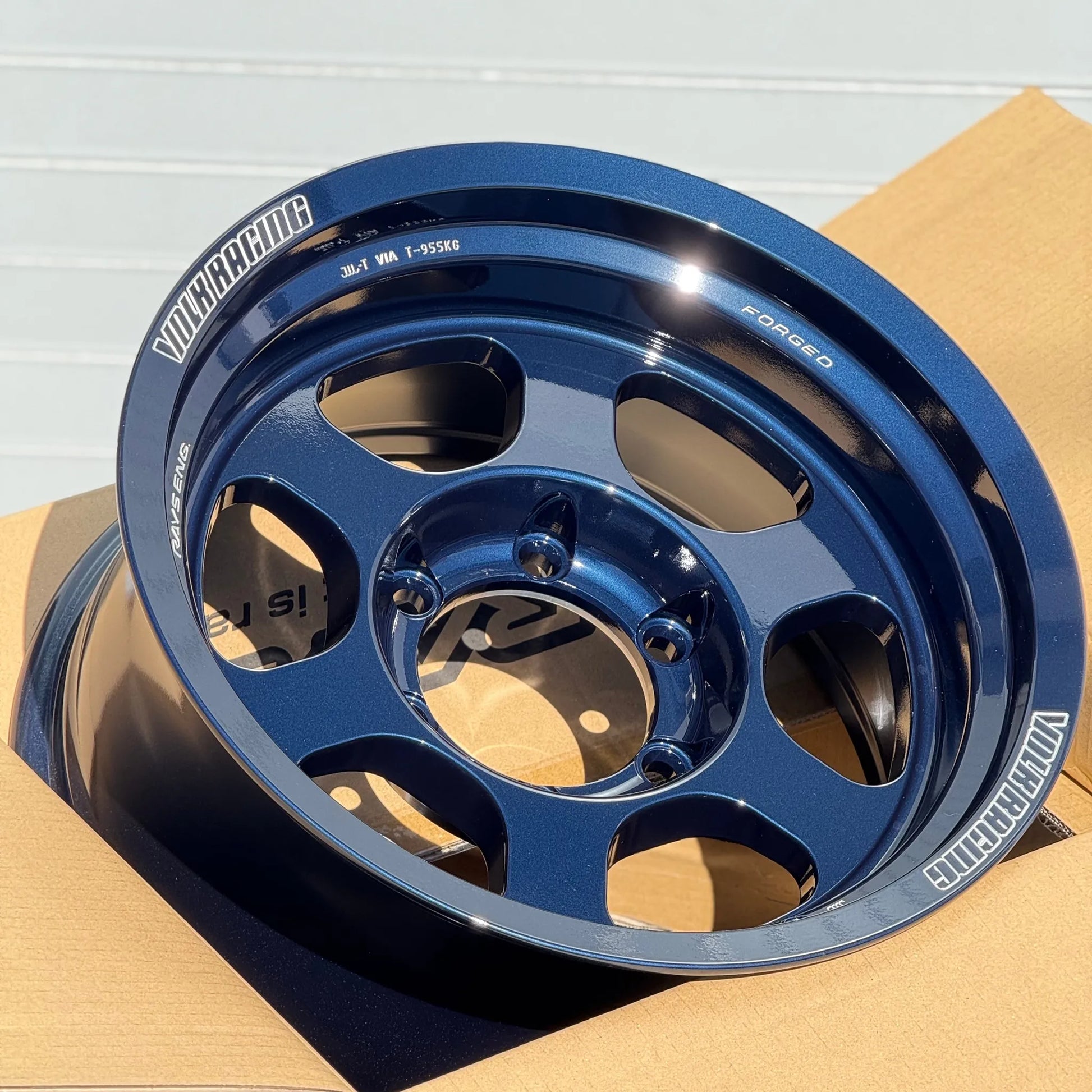 Volk Racing TE37XT M-Spec 16x8 -20 6x139.7 Mag Blue (SET)