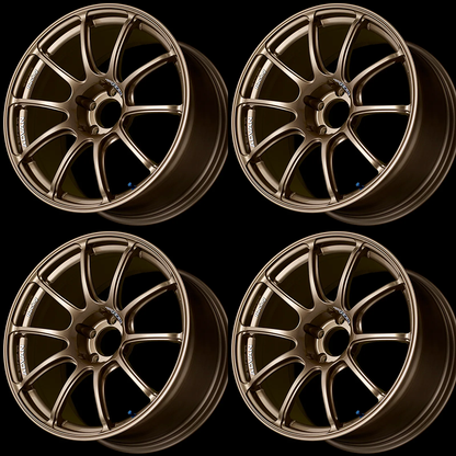 (set of 4) Advan RZII Racing Bronze | 17x7.5" +48mm | 5x114.3mm Wheel