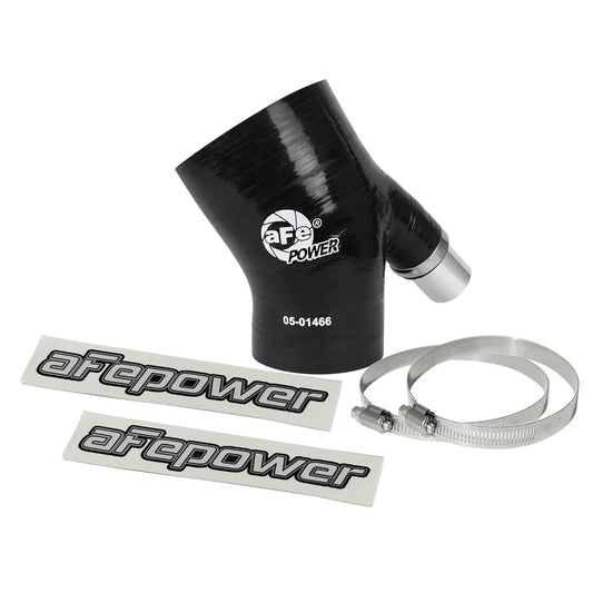 aFe Magnum FORCE 3in ID x 2-1/4in ID x 35° Elbow w/ Vent | Performance Intake Parts (59-00107)