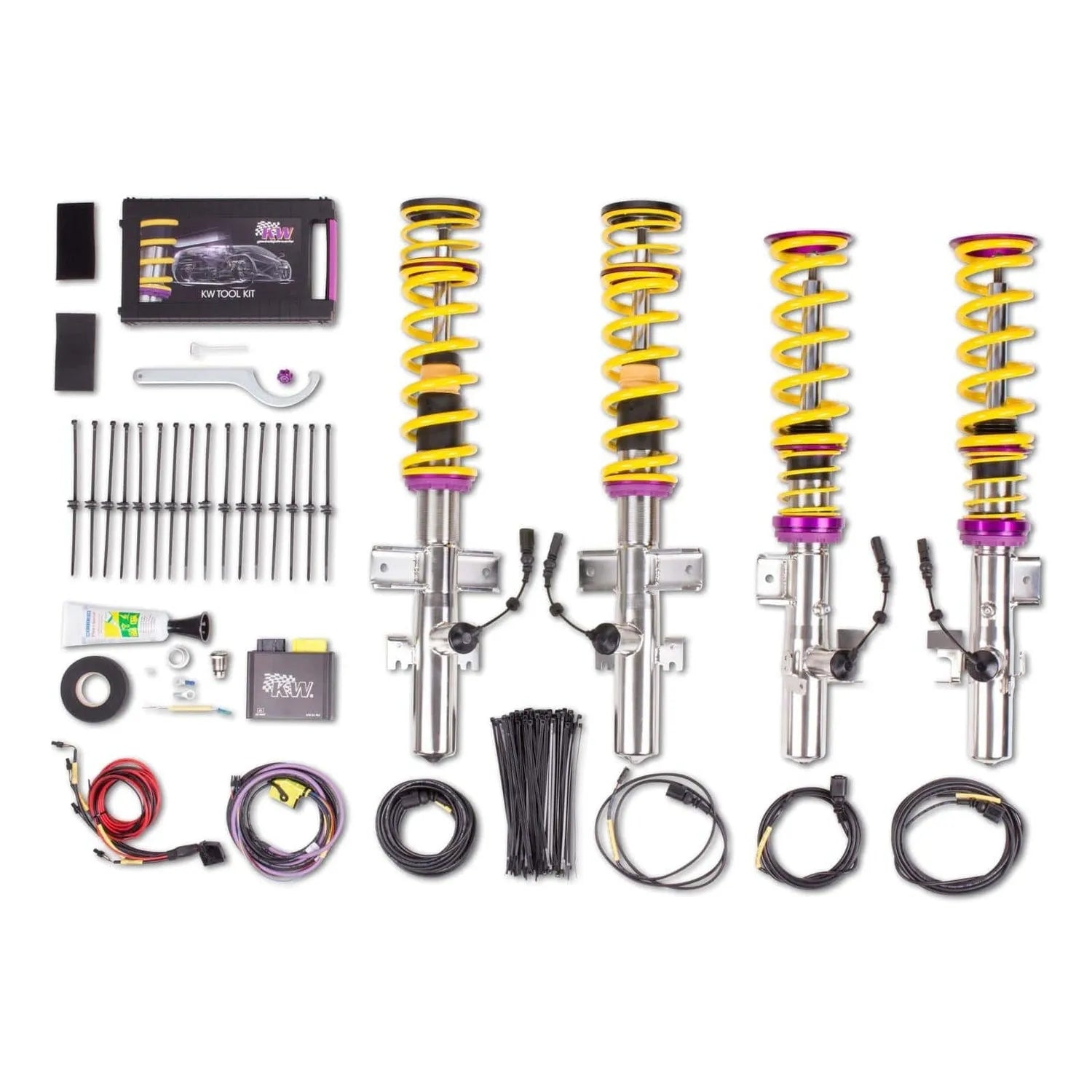KW Coilover Adjustable Spring Lowering Kit - 2012-2015 Land Rover Range Rover Evoque Sport Utility