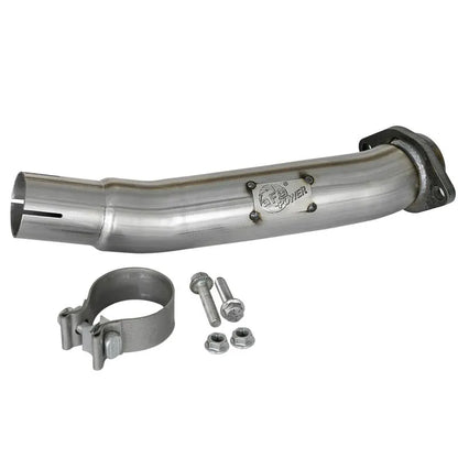 aFe Twisted Steel 2in SS Loop Delete Down-Pipe | Jeep JL/Gladiator (18+) (48-48024)