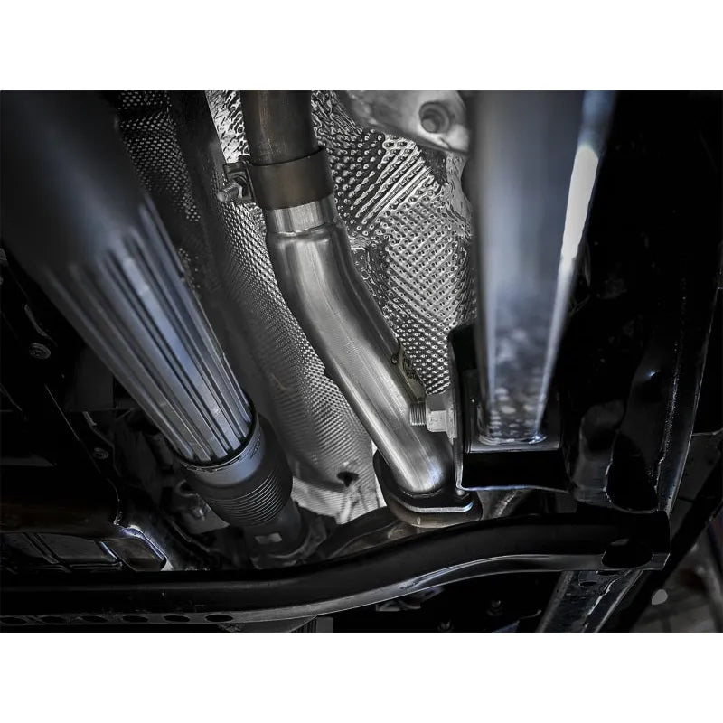 aFe Twisted Steel 2in SS Loop Delete Down-Pipe | Jeep JL/Gladiator (18+) (48-48024)