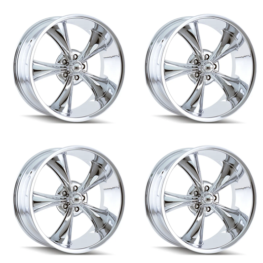 (set of 4) Ridler Wheels 695 Chrome | 20x8.5" +0mm | 5x127mm Wheels