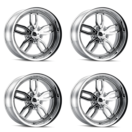 (set of 4) Ridler Wheels 608 Chrome | 20x8.5" +0mm | 5x127mm Wheels