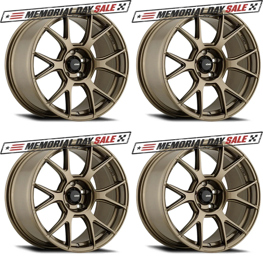 (set of 4) Konig Ampliform Gloss Bronze | 19x9.5" +25mm | 5x114.3mm Wheel