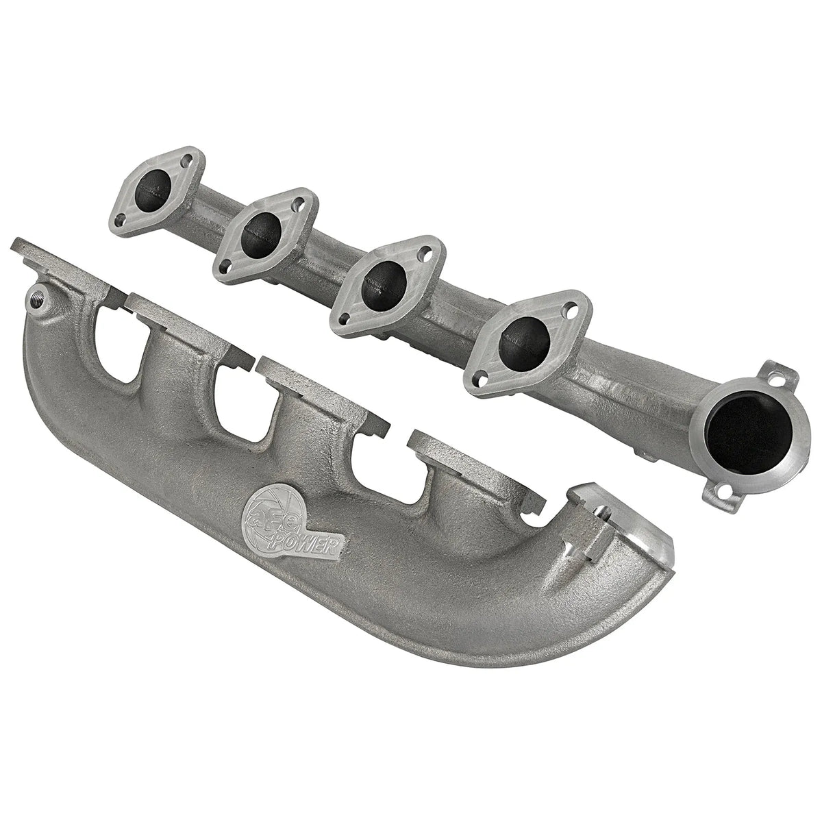aFe BladeRunner Ported Ductile Iron Exhaust Manifold | Ford Diesel Trucks V8-6.0L (03-07) (46-40094)