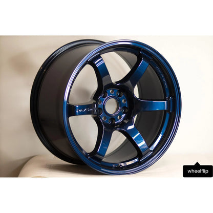 Gram Lights 57DR 18x10.5 +12 5x114.3 Eternal Blue Pearl (SET)