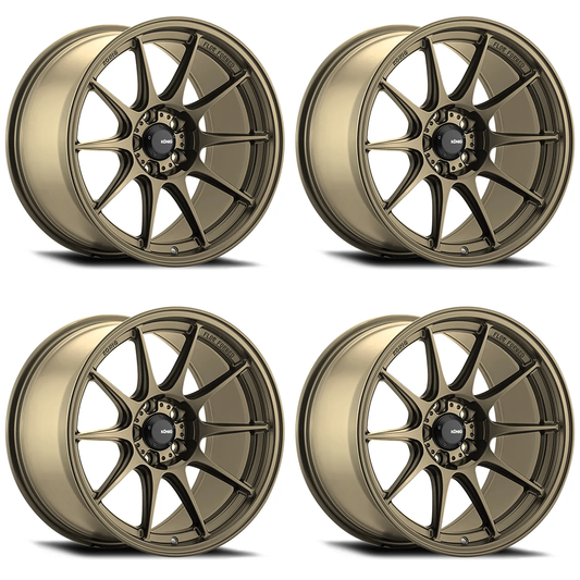 (set of 4) Konig Dekagram Gloss Bronze | 18x9.5" +35mm | 5x100mm Wheel