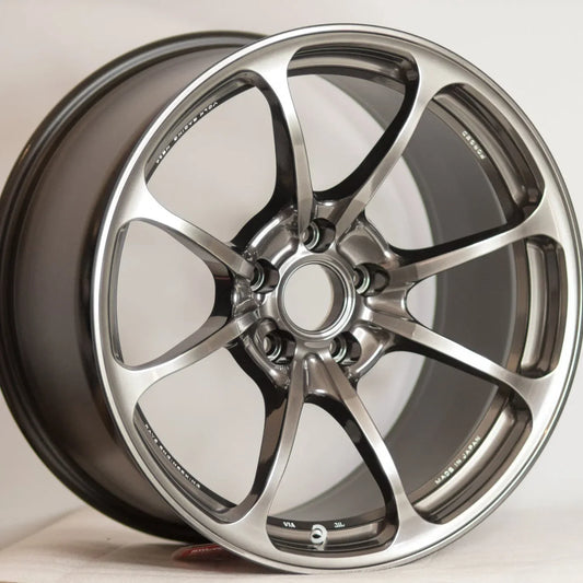 Volk Racing NE24 18x9.5 +22 5x114 Shining Black Metal (SET)