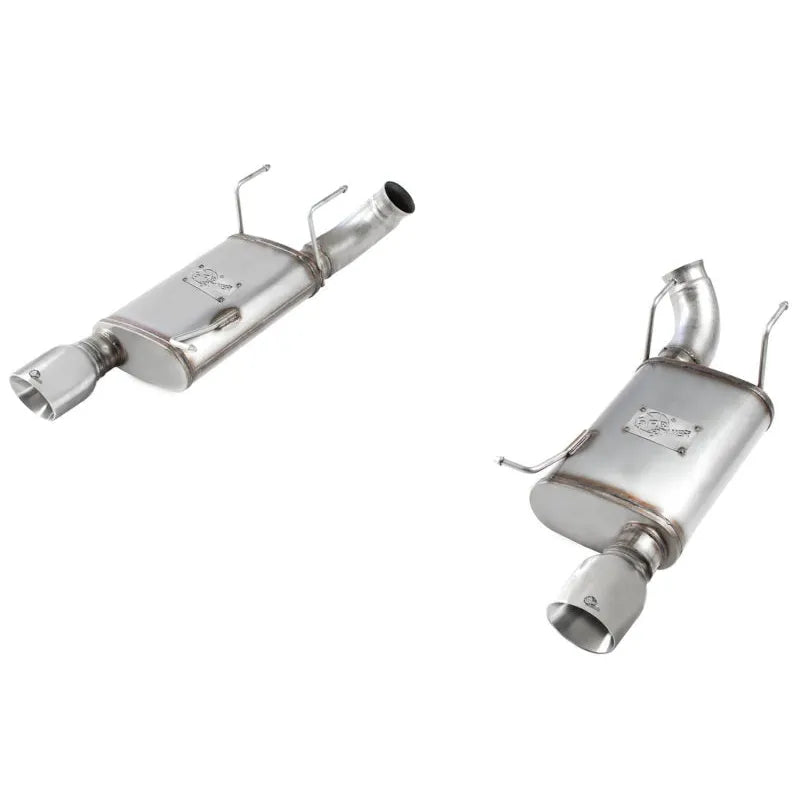aFe MACHForce XP 3in SS Axle-Back Exhaust | Ford Mustang 07-14 (49-43052-P)
