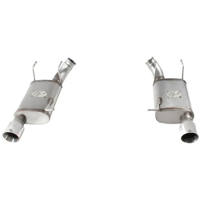 aFe MACHForce XP 3in SS Axle-Back Exhaust | Ford Mustang 07-14 (49-43052-P)