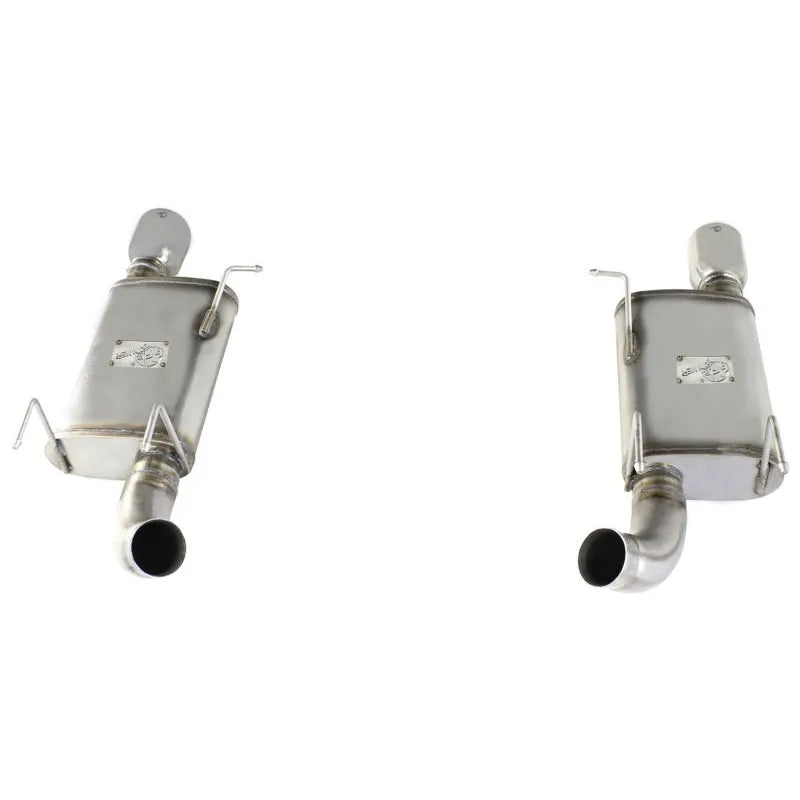aFe MACHForce XP 3in SS Axle-Back Exhaust | Ford Mustang 07-14 (49-43052-P)