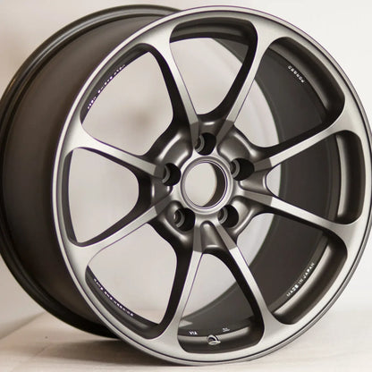 Volk Racing NE24 18x9.5 +38 5x114 Matte Gun Black (SET)