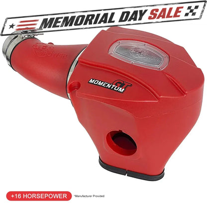 aFe Momentum GT Cold Air Intake Red w/ Pro D&S | Dodge Challenger/Charger SRT (11-17) (51-72203-R)