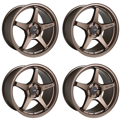 (set of 4) Enkei TS-5 Bronze | 18x8.5" +38mm | 5x114.3mm Wheels