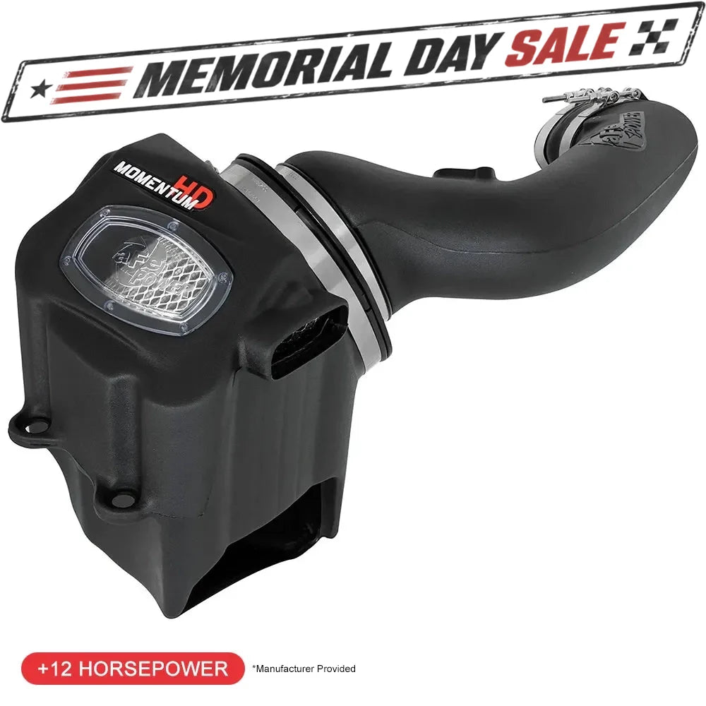 aFe Momentum HD Cold Air Intake System w/ Pro DRY S Filter | Ford Diesel Trucks V8 6.7L (51-73006)
