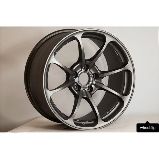 Volk Racing NE24 18x9.5 +22 5x114 Matte Gun Black (SET)