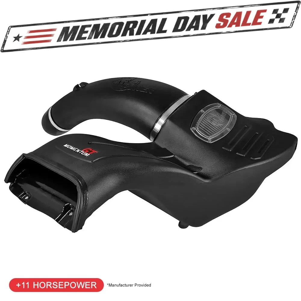 aFe Momentum GT Cold Air Intake System w/ Pro DRY S Filter | Ford F-150 V8 5.0L (15-17) (51-73114)