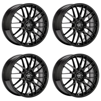 (set of 4) Enkei EKM3 Gunmetal | 17x7" +45mm | 5x114.3mm Wheels