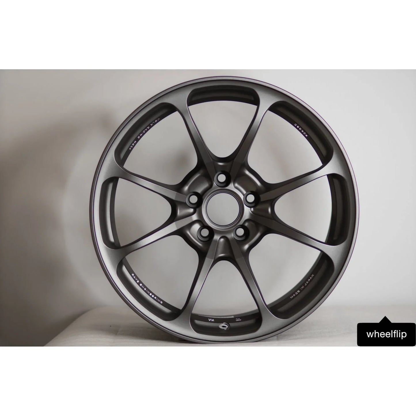 Volk Racing NE24 18x9.5 +22 5x114 Matte Gun Black (SET)