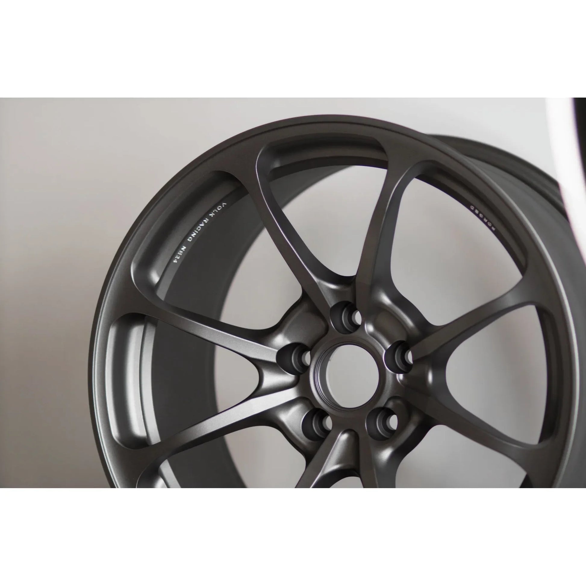 Volk Racing NE24 18x9.5 +22 5x114 Matte Gun Black (SET)