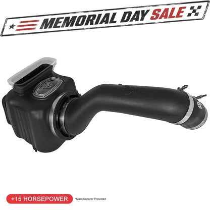 aFe Momentum HD Pro DRY S Cold Air Intake | GM Diesel Trucks V8-6.6L (17+) (51-74008)