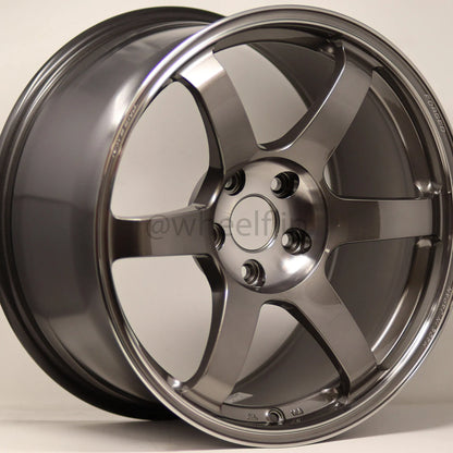 Volk Racing TE37 Saga SL 18x9.5 +35 5x114.3 Pressed Graphite (SET)