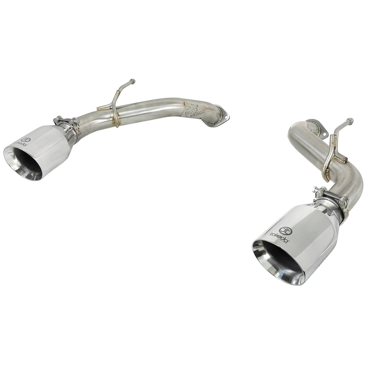 aFe Takeda 2.5in SS Axle-Back Exhaust | Infiniti Q60 (17-22) (49-36133NM-C)