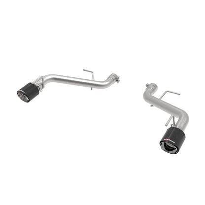 aFe MACH Force-Xp 2.5in SS Carbon Fiber Axle-Back Exhaust | Camaro SS (16-20) / (21-22) (49-44118-C)
