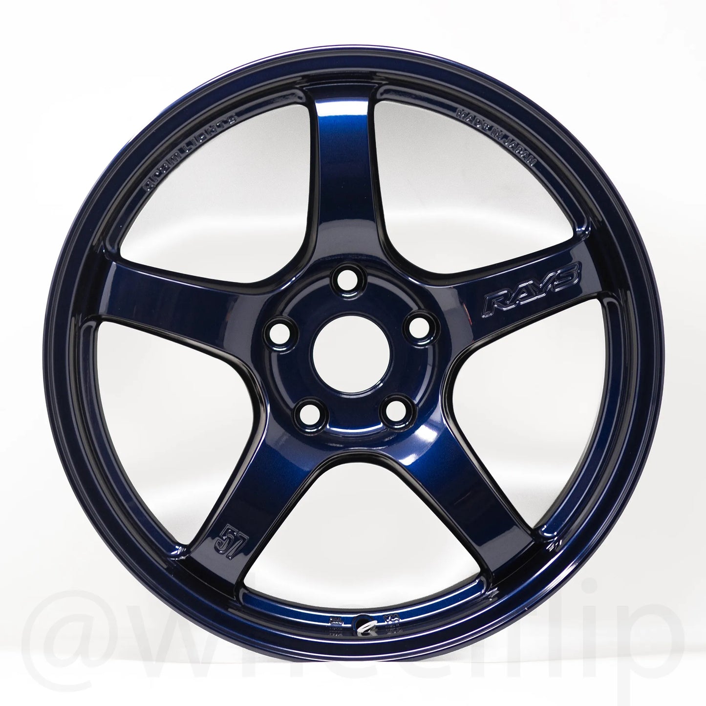 Gram Lights 57CR 17x9 +38 5x114.3 Eternal Blue Pearl (SET)