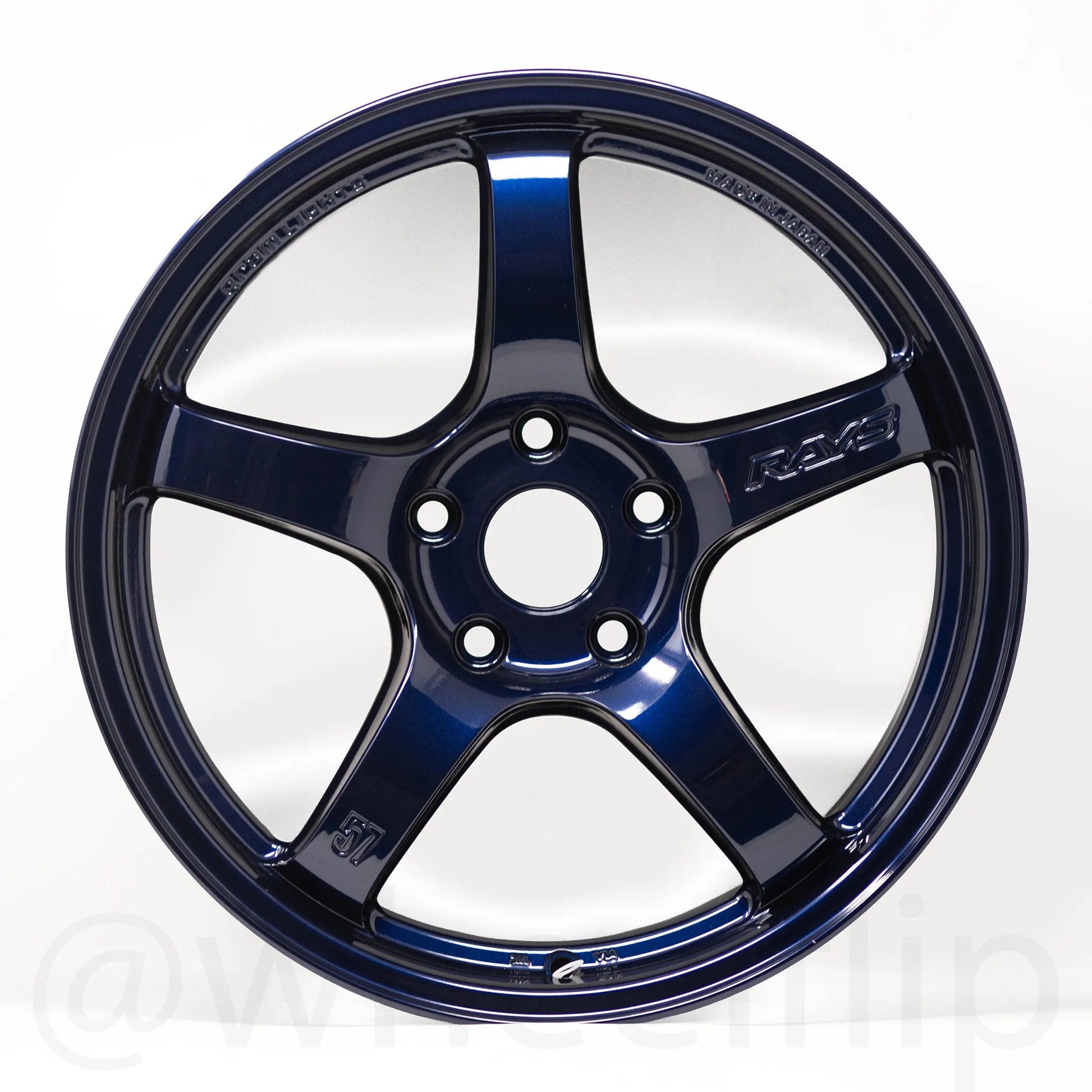Gram Lights 57CR 17x9 +38 5x114.3 Eternal Blue Pearl (SET)