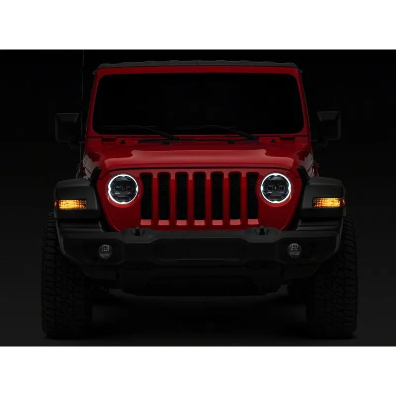 Raxiom 9-In Axial LED Headlights | Jeep Wrangler/J Gladiator (J171705)