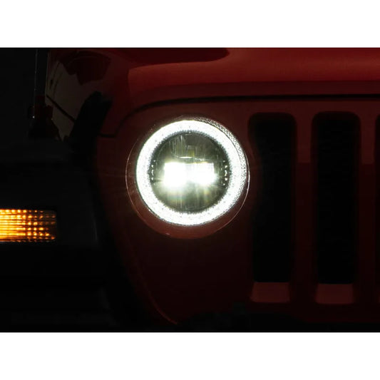 Raxiom 19-26 Jeep JL/JT Axial LED Headlights Black Housing / Clear Lens (J133763)