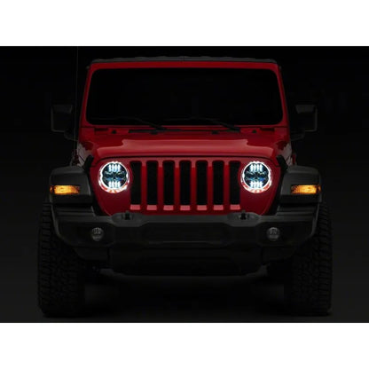 Raxiom 9-In Axial LED Headlights | Jeep Wrangler/J Gladiator (J171705)