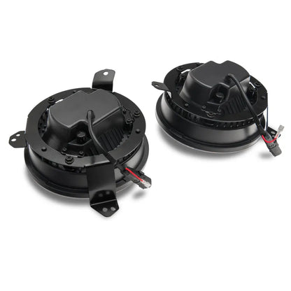 Raxiom 19-26 Jeep JL/JT Axial LED Headlights Black Housing / Clear Lens (J133763)