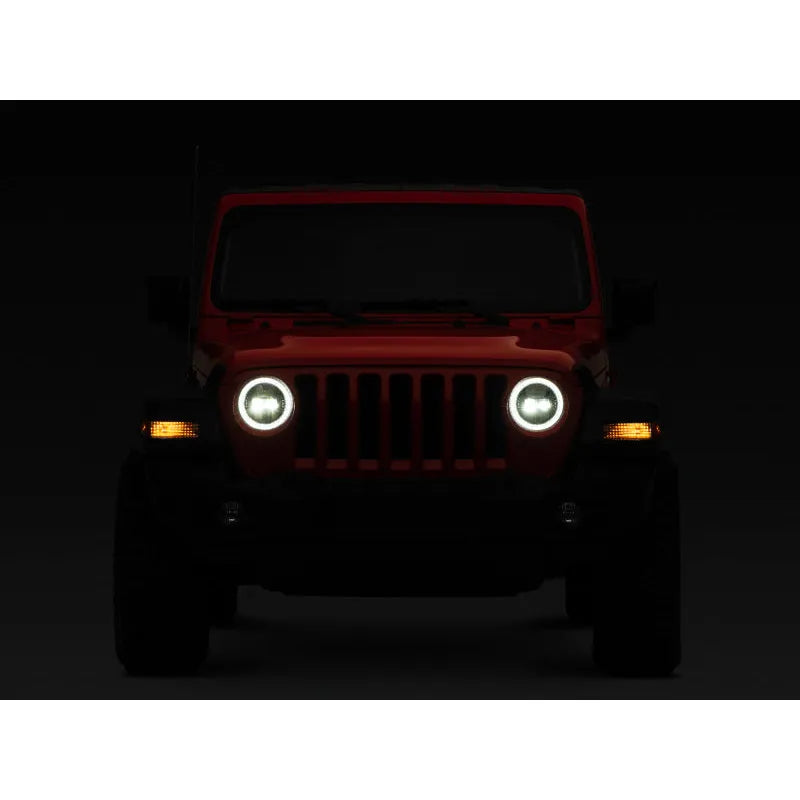 Raxiom 19-26 Jeep JL/JT Axial LED Headlights Black Housing / Clear Lens (J133763)