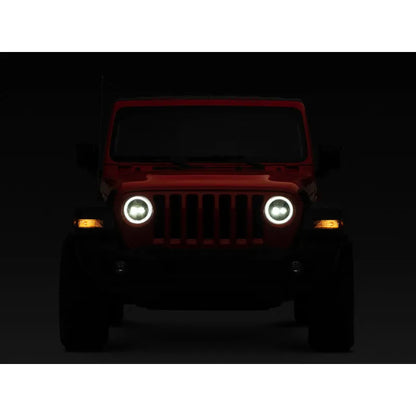 Raxiom 19-26 Jeep JL/JT Axial LED Headlights Black Housing / Clear Lens (J133763)