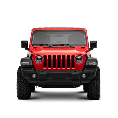 Raxiom 19-26 Jeep JL/JT Axial LED Headlights Black Housing / Clear Lens (J133763)