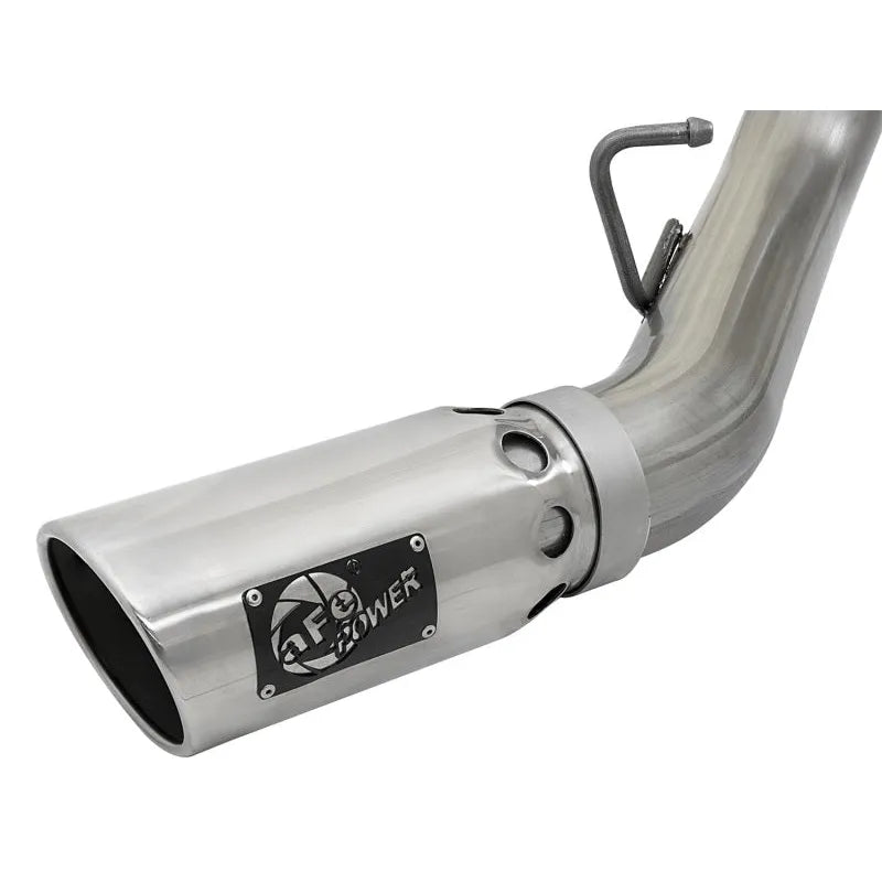 aFe Large Bore-HD 4in SS D&S Exhaust | GM Duramax V8-6.6L (17+) (49-44086-P)