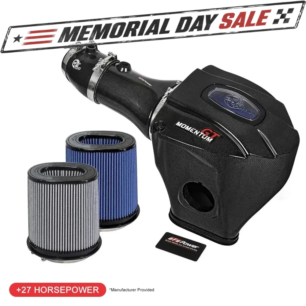 aFe Momentum GT Black Series Carbon Fiber CAI | Dodge Challenger/Charger SRT Hellcat V8 6.2L (17+) (52-72205-CF)