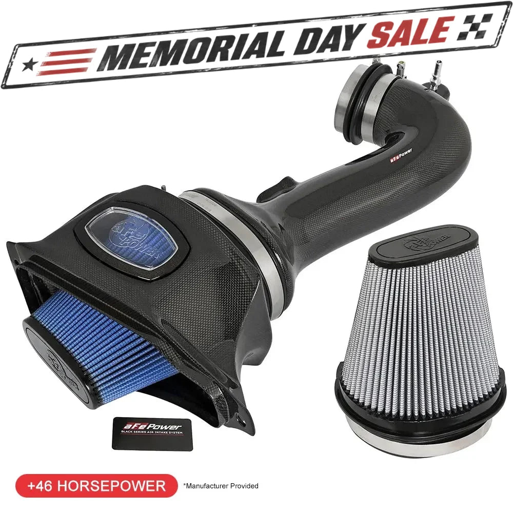 aFe Momentum Carbon Fiber Cold Air Intake | Chevrolet Corvette Z06 V8-6.2L (15-16) (52-74202-C)
