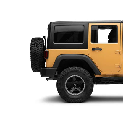 Raxiom JL Style LED Tail Lights Black Housing Red Lens Jeep Wrangler JK (J133626)