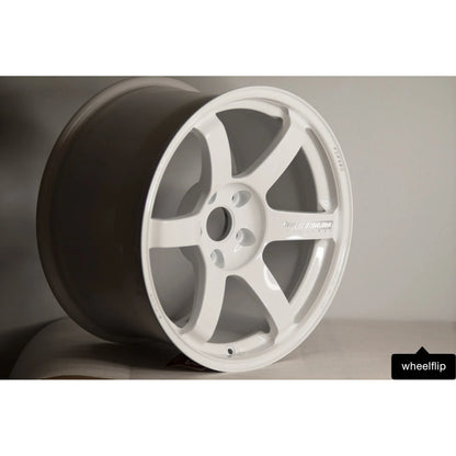 Volk Racing TE37 Saga S-Plus 18x9.5 +20, 18x10.5 +30 5x120 Dash White (SET)