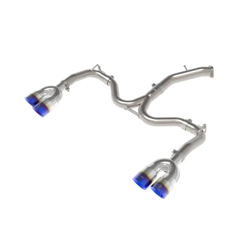 aFe 22-24 Kia Forte 1.6L SS Axle-Back Exhaust w/ Blue Tips | 2019-26 (49-37039-L)
