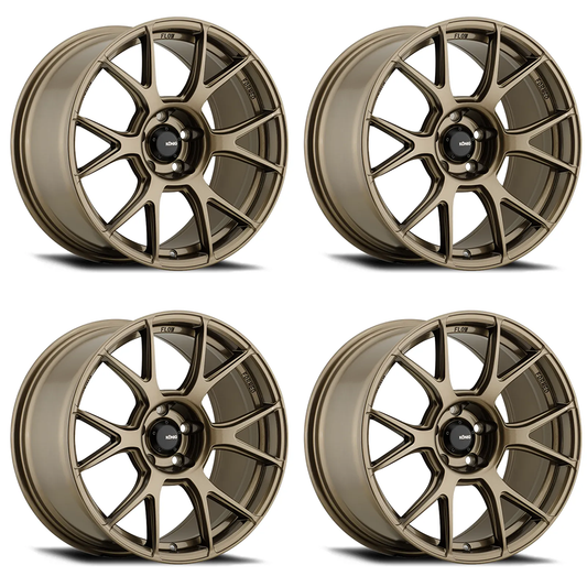 (set of 4) Konig Ampliform Gloss Bronze | 18x8.5" +43mm | 5x112mm Wheel