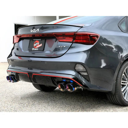 aFe 22-24 Kia Forte 1.6L SS Axle-Back Exhaust w/ Blue Tips | 2019-26 (49-37039-L)