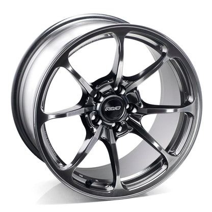Volk Racing NE24 18x10.5 +15 5x114.3 Shining Black Metal (SET)