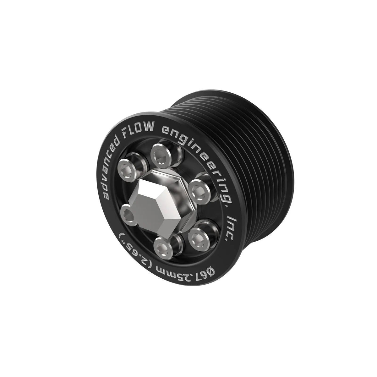 aFe 2.65in Supercharger Power Pulley Kit w/ Hub | Challenger/Charger SRT Hellcat (15-23) (79-10008)