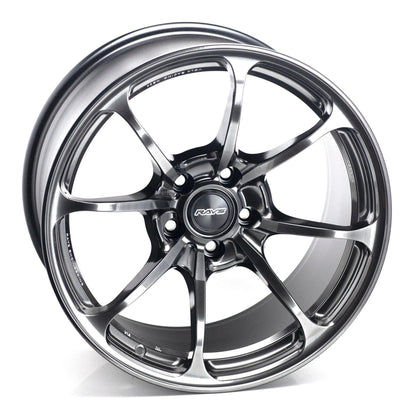 Volk Racing NE24 18x10.5 +15 5x114.3 Shining Black Metal (SET)