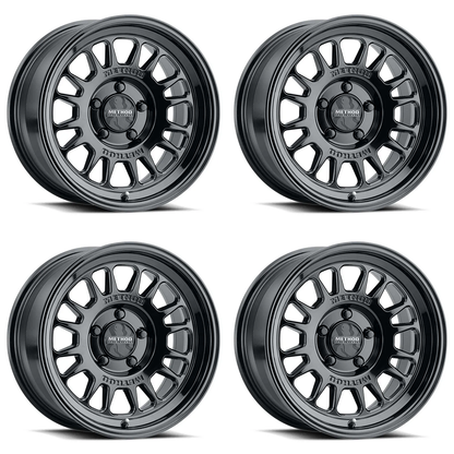 (set of 4) Method MR318 Gloss Black | 18x9" +18mm | 8x180mm Wheel